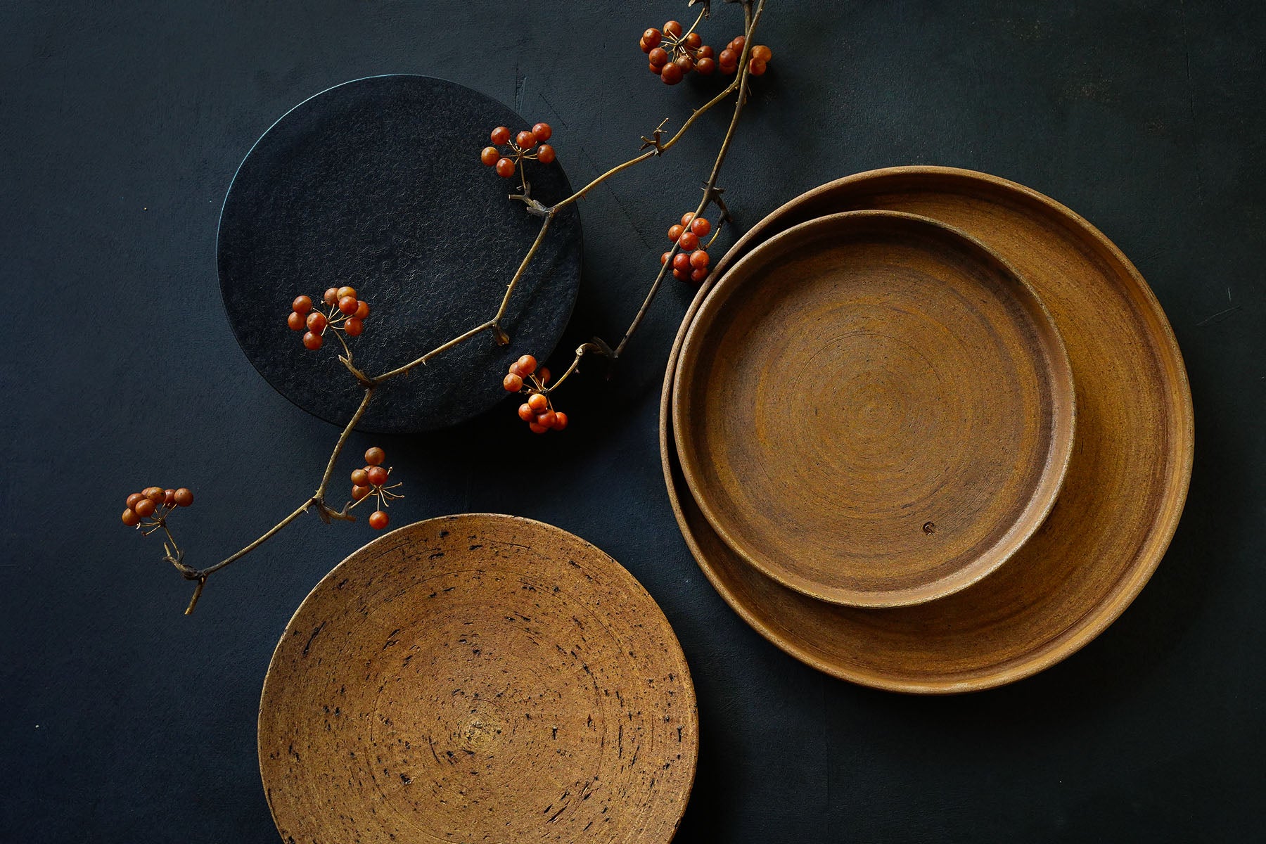 Gaku Ceramics アイボリーホワイト 陶器 楕円形皿 釋永岳 Gaku ceramics / 釋永岳