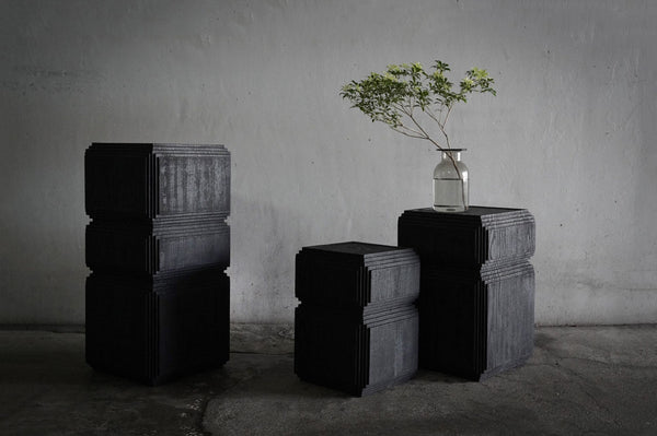 【貴重】ShimooDesign浮様楕円形　銀の鎹　　　　　　　木製プレート ShimooDesign貴重】浮様楕円形銀の鎹木製プレート