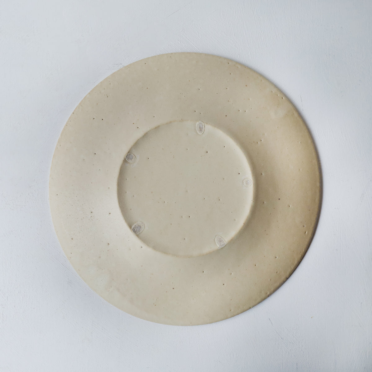 船串篤司 リム皿 24cm 白