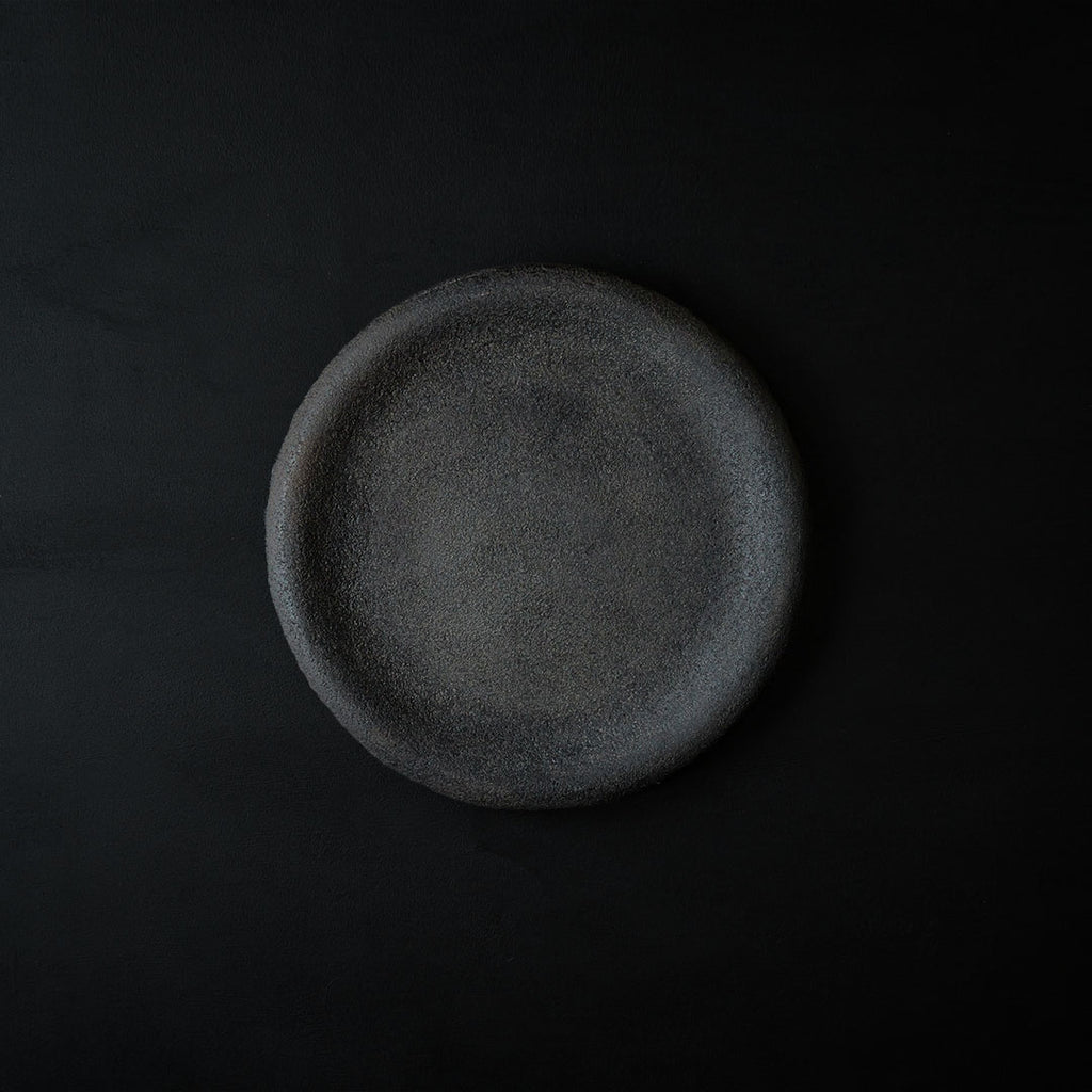 ○25-KF 錆漆 7寸プレート 黒 – 雨晴/AMAHARE