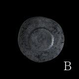 ●25-IY-13銀&白金リムプレート(約21㎝)