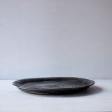 ●25-YT141 黒唐津 平皿