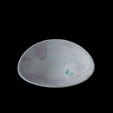 ●25-IY-16白磁たわみ鉢(桃ライム、貝殻)