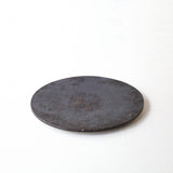 ●24-MM Miyagi Pottery 26cm Rim Plate with Black Glaze