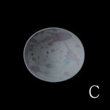 ●25-IY-16白磁たわみ鉢(桃ライム、貝殻)