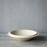 ●船串篤司 round plate 21cm 灰