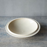 ●船串篤司 round plate 21cm 灰