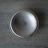 ●船串篤司 round plate 21cm 銀