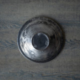 ●船串篤司 round plate 21cm 銀