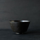 26-AS-19 Asagao-wan (Morning Glory-shaped Bowl) – Black