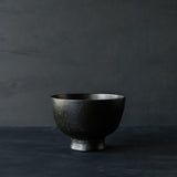 26-AS-1 Tsuzumi-wan (Tsuzumi-shaped Large Bowl) – Black
