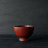 26-AS-2 Tsuzumi-wan (Tsuzumi-shaped Large Bowl) – Red