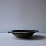 ●25-YT2 黒唐津 深縁反鉢