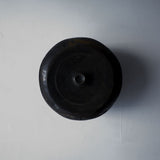 ●25-YT22 窯変黒唐津 八角壺