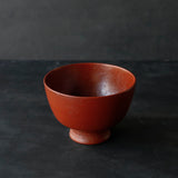 26-AS-2 Tsuzumi-wan (Tsuzumi-shaped Large Bowl) – Red