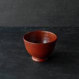 26-AS-5 Tsuzumi-wan (Tsuzumi-shaped Small Bowl) – Red