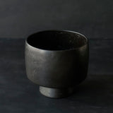 26-AS-24 Takaashi-wan (High-footed Small Bowl) – Black