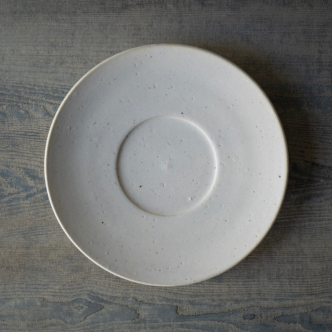 ●25-AF-31 リム皿24cm 白 C