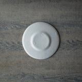 ●25-AF-32 たたらリム皿(小) 白 A