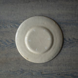 ●25-AF-33 たたらリム皿(大) 灰