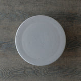 ●24-TS 34 Tomoko Sakai - White Porcelain Tube-Shaped Vase