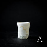 ●25-IY-34白磁筒フリーカップ