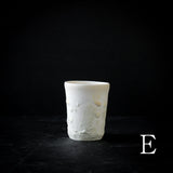●25-IY-34白磁筒フリーカップ