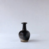 ●24-TY-35窯変黒唐津花入