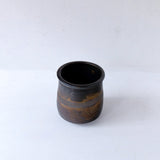 ●24-TY-37窯変黒唐津筒器