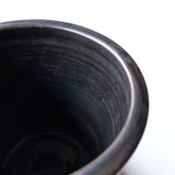 ●24-TY-37窯変黒唐津筒器