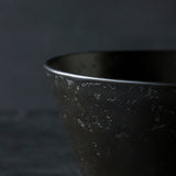 26-AS-19 Asagao-wan (Morning Glory-shaped Bowl) – Black