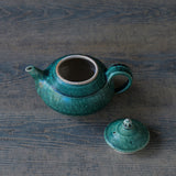 ●24-MS 40 Michikazu Sakai - Oribe Glaze Pot