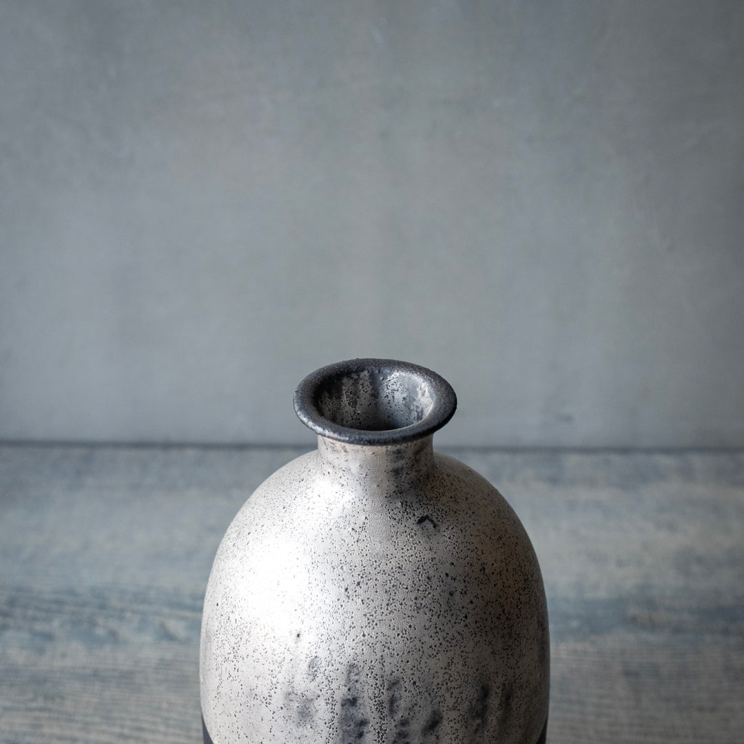 ●25-AF-40 花器(ボトル小) 銀 B