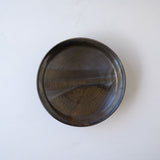 ●25-YT44 窯変黒唐津 皿