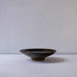 ●25-YT44 窯変黒唐津 皿