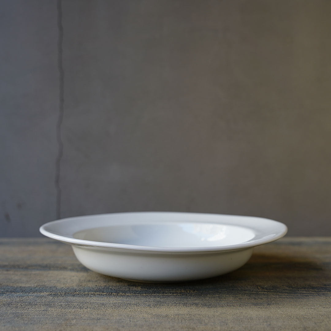 Yuichi Murakami - White Porcelain Soup Bowl, 22cm