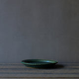 ●24-MS 51 Michikazu Sakai - Oribe Glaze 18cm Plate