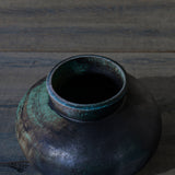 ●24-MS 53 Michikazu Sakai - Oribe Glaze Vase