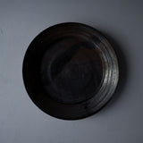 ●25-YT54 窯変黒唐津 大皿