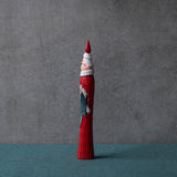 25-9 とんがりサンタ プレミアム リース赤-54