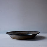 ●25-YT54 窯変黒唐津 大皿