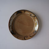 ●25-YT59 絵唐津 蝶文平皿