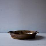 ●25-YT59 絵唐津 蝶文平皿