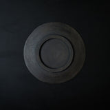 ●25-KF 錆漆 8寸皿 黒