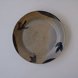 ●25-YT68 絵唐津 鳥草文皿