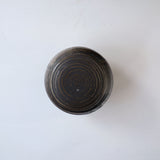 ●25-YT70 黒唐津 蓋付壺