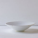 ●25-YT76 白磁 5寸皿