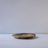 ●25-YT92 絵唐津 〇△□文平皿