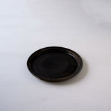 ●25-YT96 黒唐津 平皿