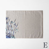 Bingata Nawachou Place Mat Waterside Scene Aigata